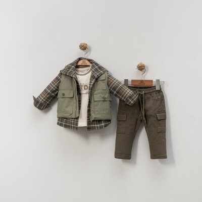 Erkek Çocuk Pantolon Takım 6-36 Ay 4213 Haki - Top Kids