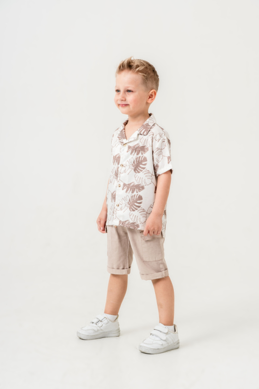 Erkek Çocuk Alt Üst Takım 6-36 Ay 8027 Bej - 3