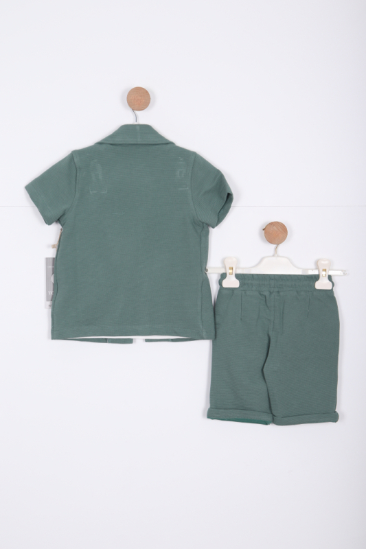 Erkek Çocuk Alr Üst Takım 1-5 Yaş 8044 Yeşil - 4
