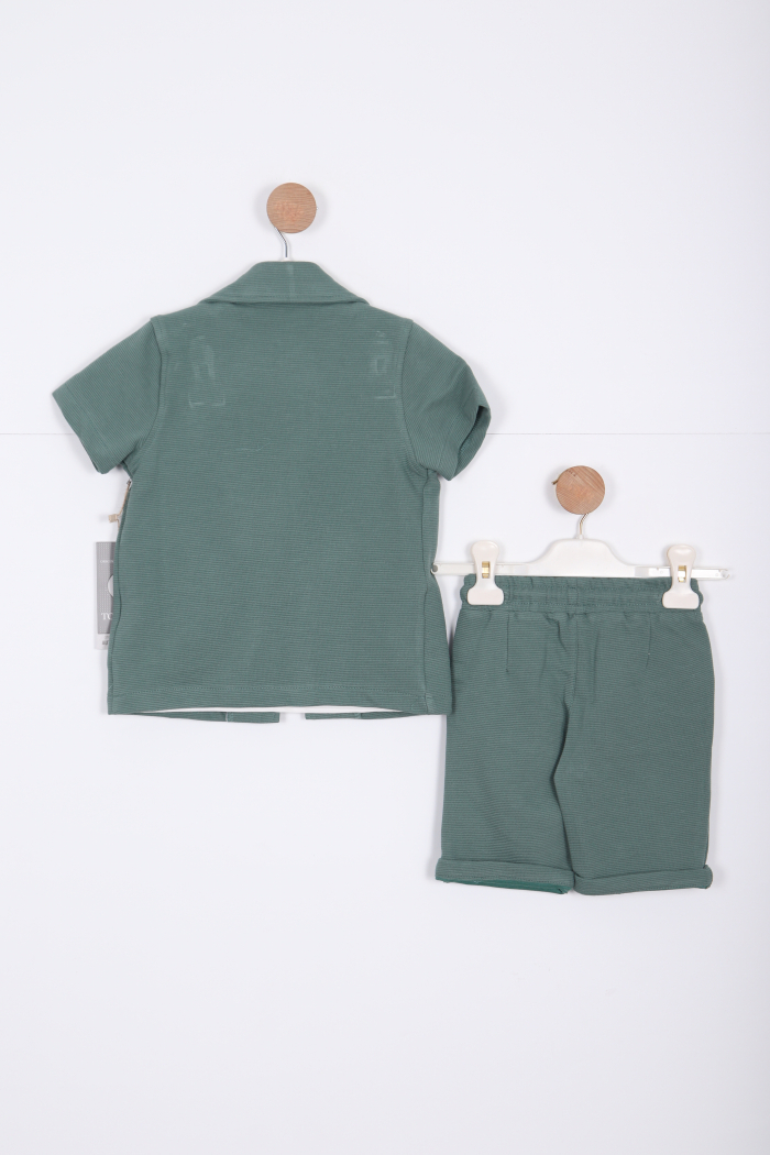 Erkek Çocuk Alr Üst Takım 1-5 Yaş 8044 Yeşil - 4
