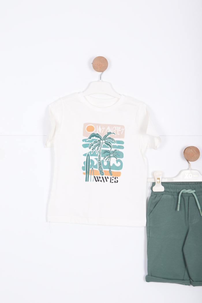 Erkek Çocuk Alr Üst Takım 1-5 Yaş 8044 Yeşil - 5