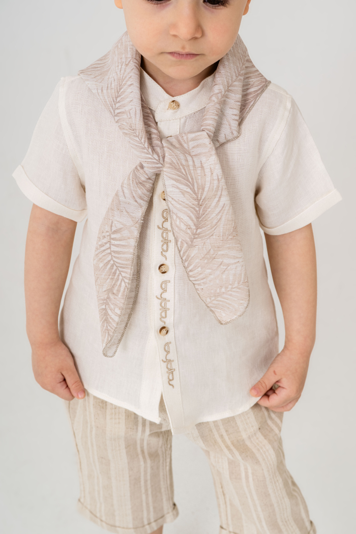 Erkek Çocuk Alt Üst Takım 1-5 Yaş 8045 Bej - 9