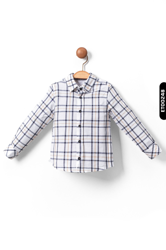 Erkek Çocuk Alt Üst Takım 1-5 Yaş 1172 Bej - Mavi - 4