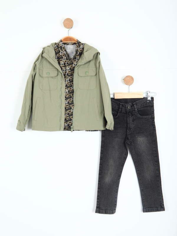 Erkek Çocuk Alt Üst Takım 3-8 Yaş 1214 Yeşil - Top Kids