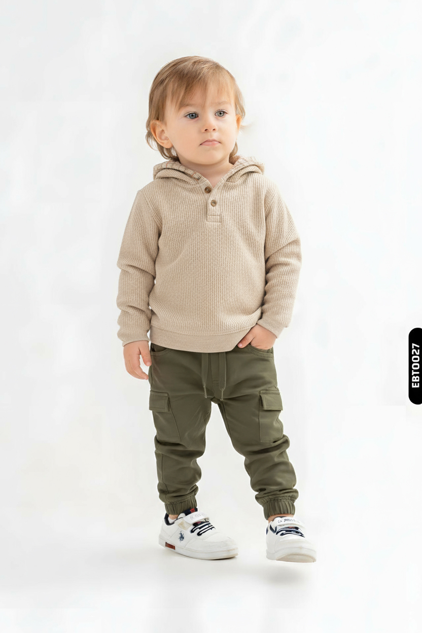 Erkek Çocuk Alt Üst Takım 1-5 Yaş 2533 Haki - 3