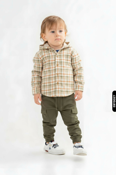 Erkek Çocuk Alt Üst Takım 1-5 Yaş 2533 Haki - 4
