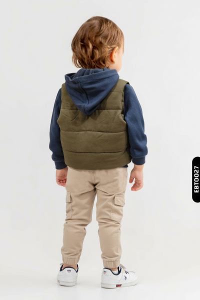 Erkek Çocuk Alt Üst Takım 1-5 Yaş 2536 Mavi - Bej - 2