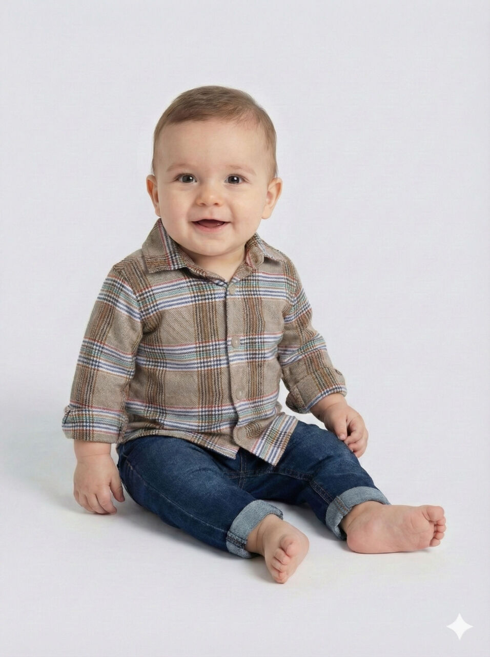 Erkek Çcouk Alt Üst Takım 6-36 Ay 2510 Bej - 3