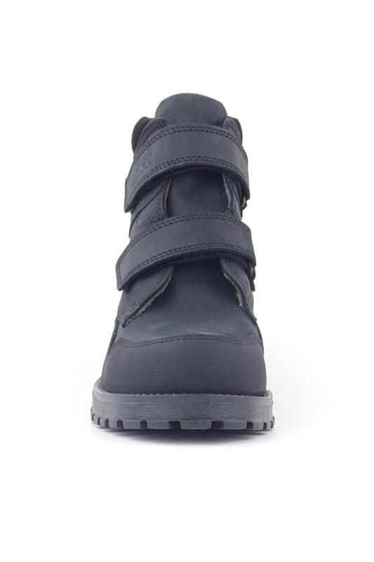 Rakerplus Pixel Hakiki Deri Siyah Nubuk Cırtlı Erkek Çocuk Bot - 3