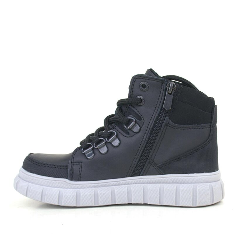 Rakerplus Hakiki Deri Siyah Fermuarlı Erkek Çocuk Bot - 4