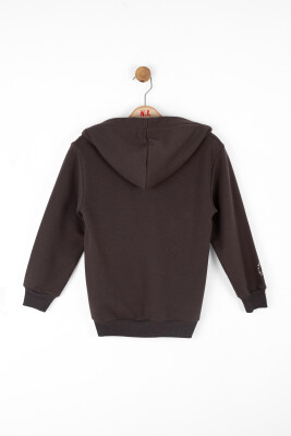 Erkek Çocuk Ceket 4-8 Yaş 47507 Kahverengi - 5