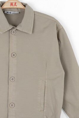 Erkek Çocuk Ceket 8-14 Yaş 48700 Camel - 3