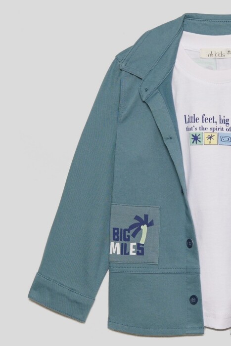 Erkek Çocuk Ceket 1-4 Yaş 48621 İndigo - 2