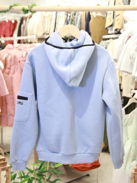 Erkek Çocuk Eşofman Takım 8-16 Yaş 1001 Açik Mavi - 7