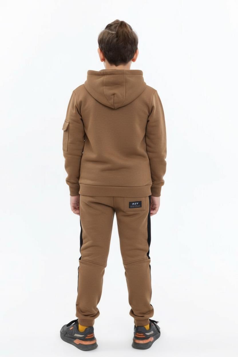 Erkek Çocuk Eşofman Takım 8-16 Yaş 1002 Hardal - 2