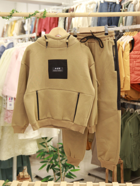 Erkek Çocuk Eşofman Takım 8-16 Yaş 1002 Hardal - 4