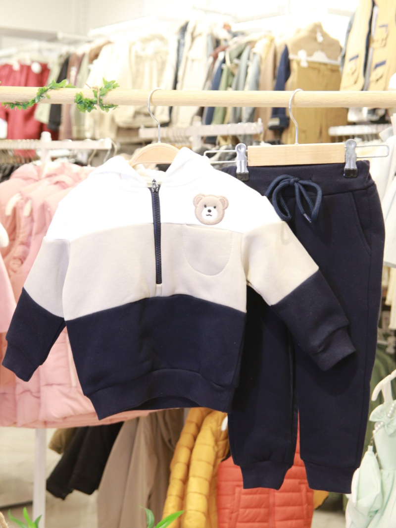 Erkek Çocuk Eşofman Takım 1-4 Yaş 1006 Lacivert - 3