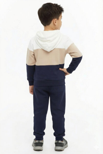 Erkek Çocuk Eşofman Takım 1-4 Yaş 1006 Lacivert - 2