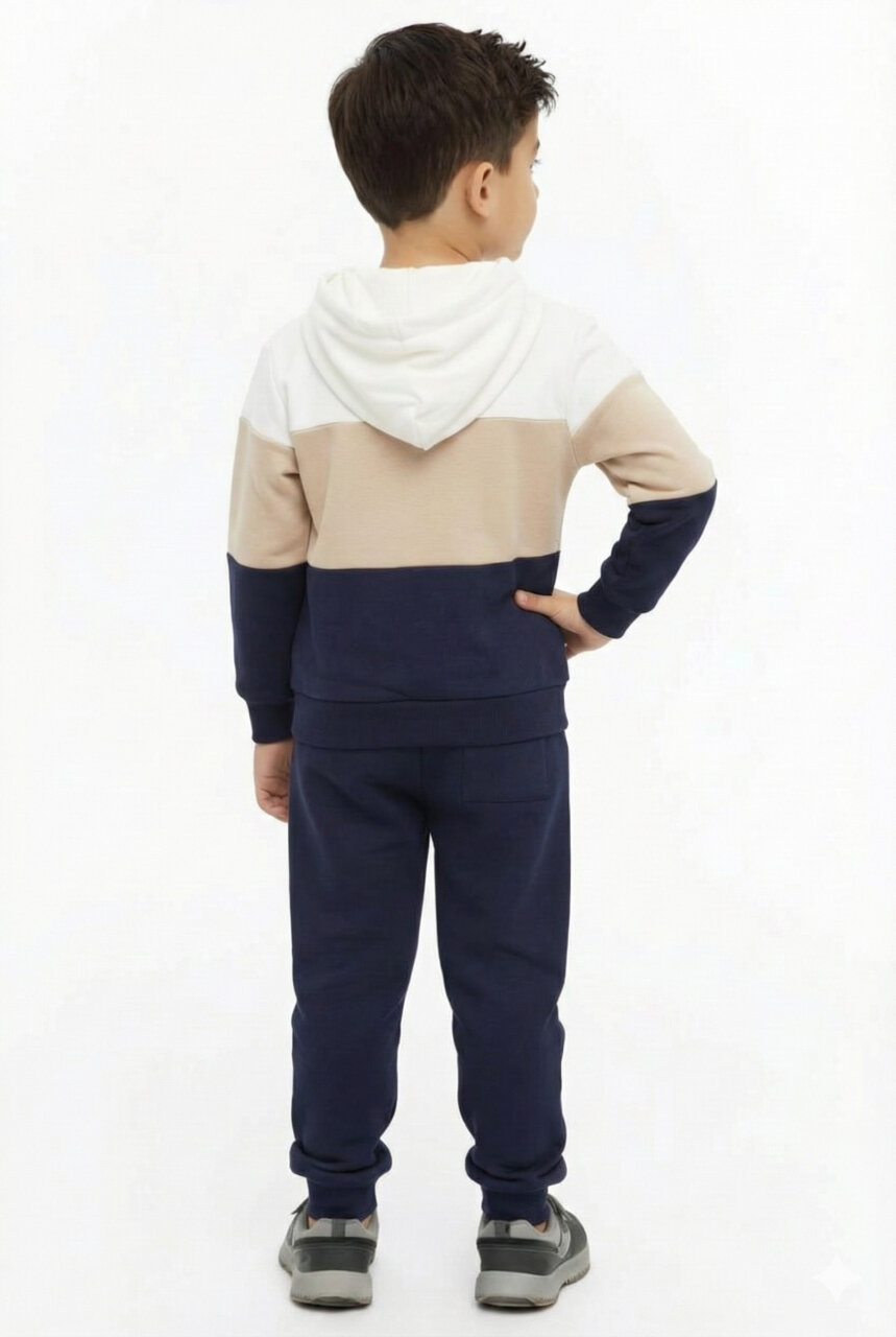 Erkek Çocuk Eşofman Takım 1-4 Yaş 1006 Lacivert - 2