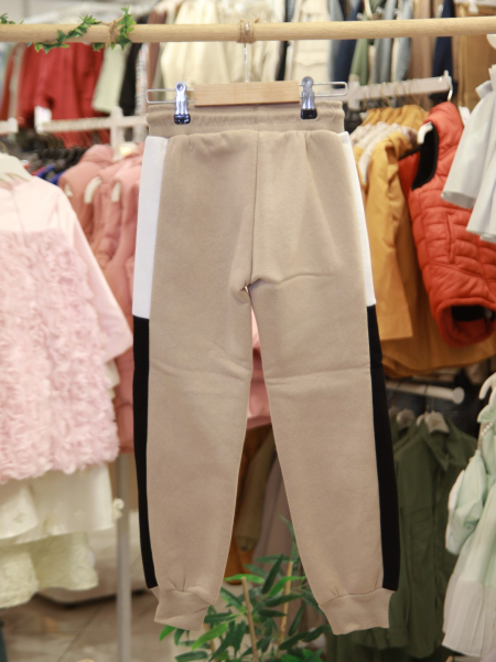 Erkek Çocuk Eşofman Takım 6-14 Yaş 1008 Bej - 10