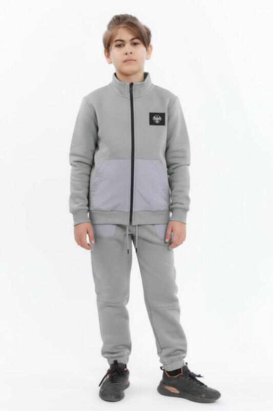 Erkek Çocuk Eşofman Takım 6-10 Yaş 1009 Gri 