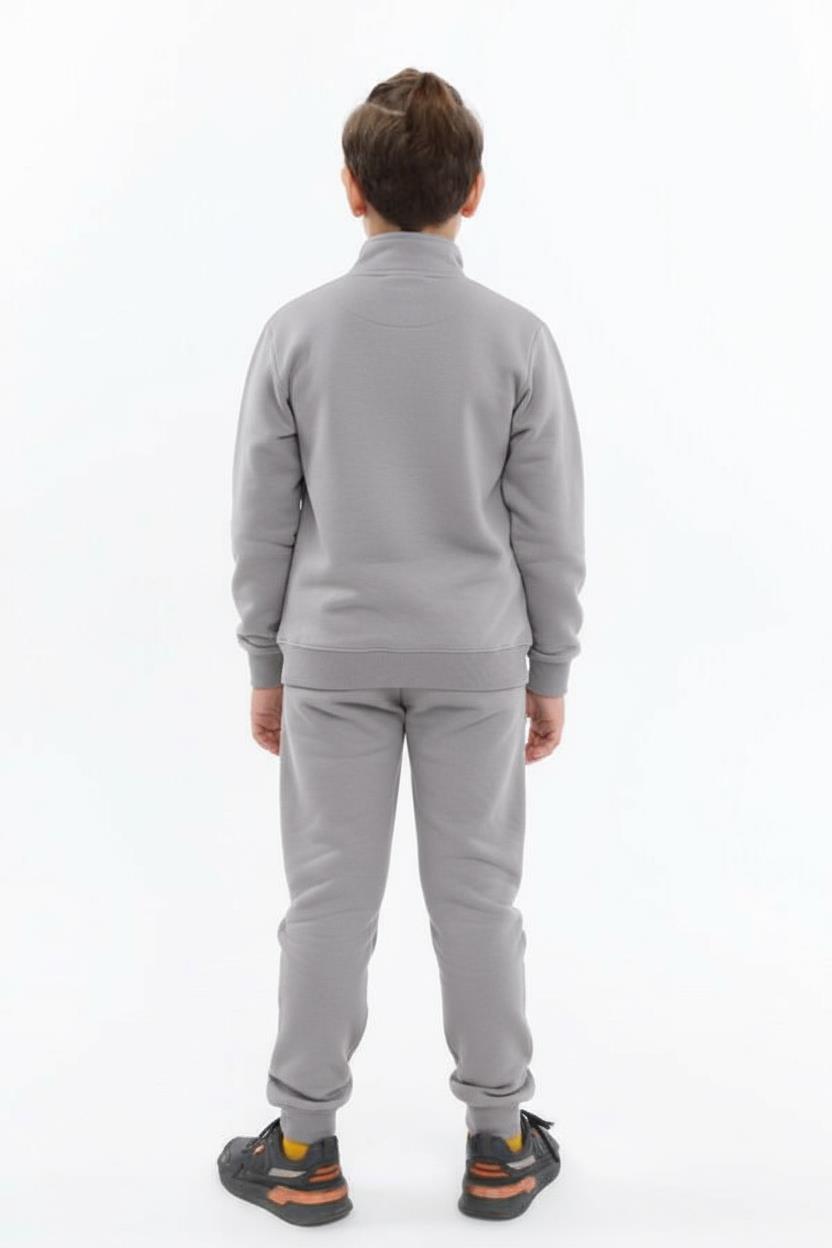 Erkek Çocuk Eşofman Takım 6-10 Yaş 1009 Gri - 2