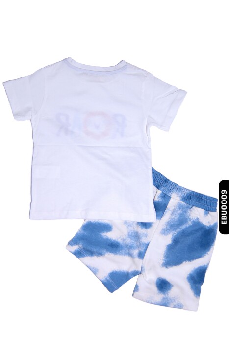 Pamuklu Baskılı Erkek Bebek Şortlu Pijama Takımı 6 Ay - 2 Yaş 1122 Ebu0009 - 3
