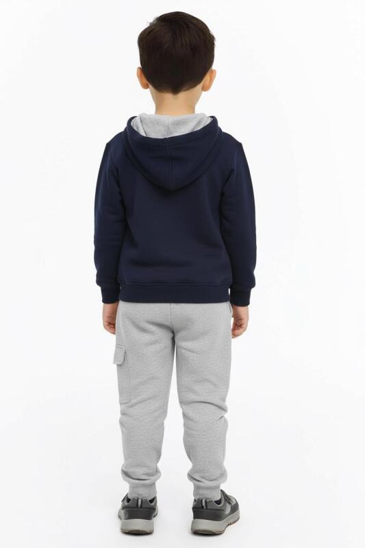 Erkek Çocuk Eşofman Takım 1-5 Yaş 7530 Lacivert - 2