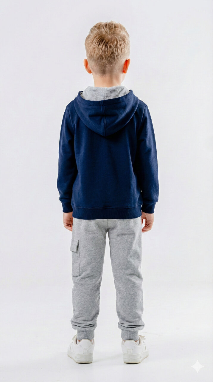 Erkek Çocuk Eşofman Takım 1-5 Yaş 7530 Lacivert - 2