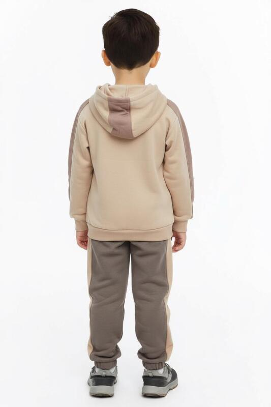 Erkek Çocuk Eşofman Takım 1-5 Yaş 7536 Bej - 2