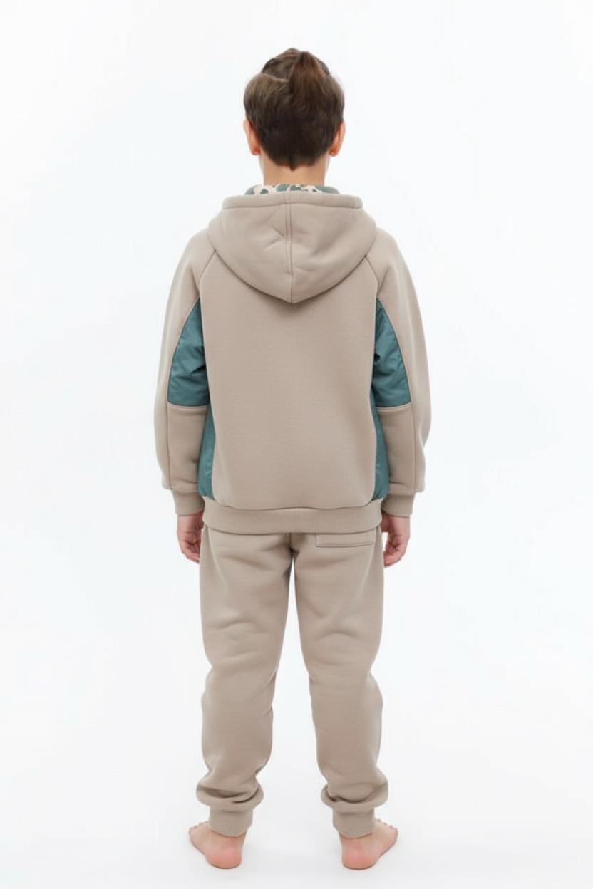 Erkek Çocuk Eşofman Takım 4-8 Yaş 7731 Gri - 2