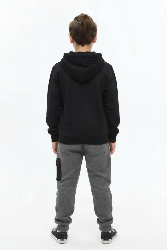 Erkek Çocuk Eşofman Takım 4-8 Yaş 7732 Gri - 2