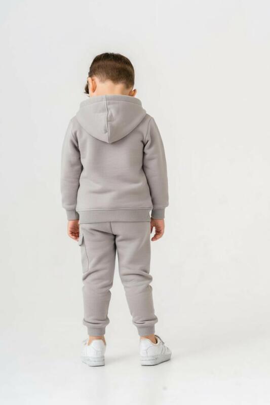 Erkek Çocuk Eşofman Takım 4-8 Yaş 7735 Gri - 2