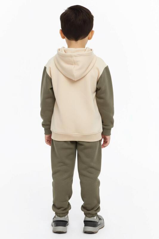 Erkek Çocuk Eşofman Takım 4-8 Yaş 7737 Ekru - 2