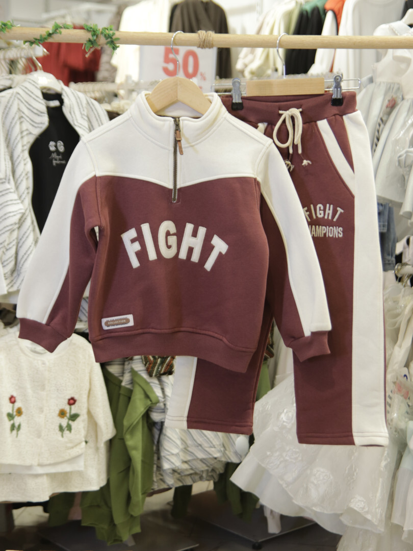 Erkek Çocuk Eşofman Takım 4-8 Yaş 7741 Bordo - 4