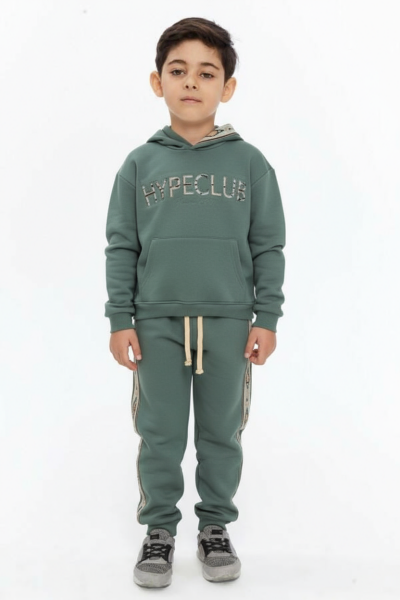Erkek Çocuk Eşofman Takım 8-12 Yaş 7916 Mint - HYPE