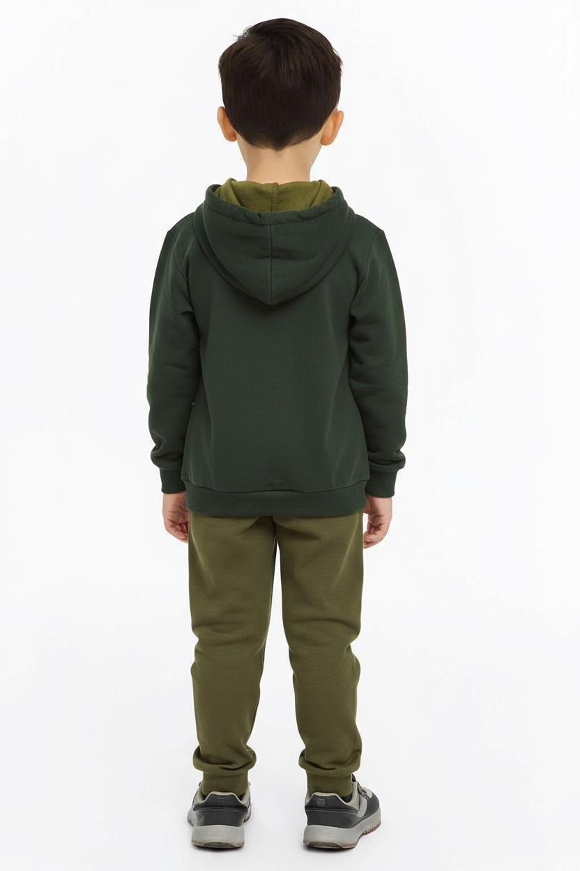 Erkek Çocuk Eşofman Takım 1-5 Yaş 7528 Haki - 2