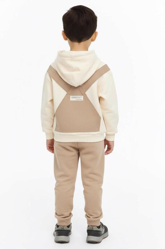 Erkek Çocuk Eşofman Takım 1-5 Yaş 7532 Bej - 2