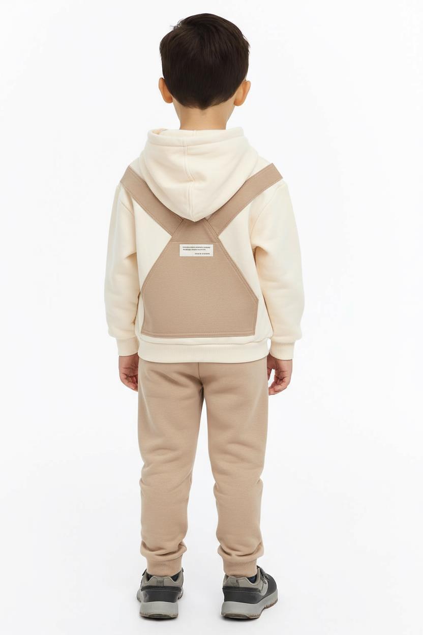 Erkek Çocuk Eşofman Takım 1-5 Yaş 7532 Bej - 2