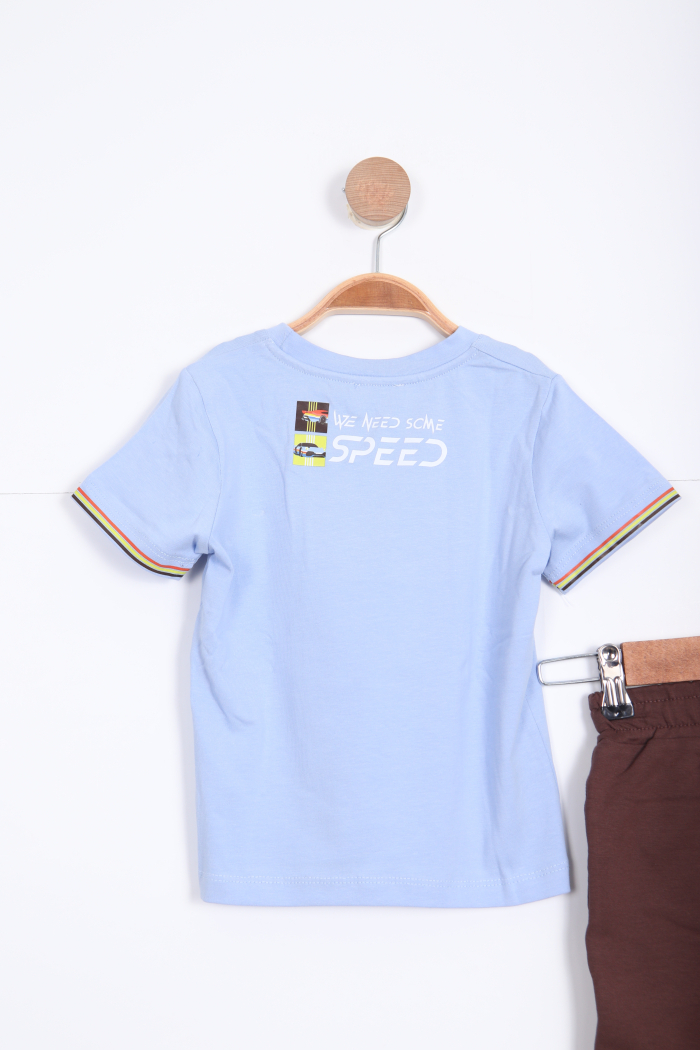 Erkek Çocuk Eşofman Takım 3-14 Yaş 1133 Mavi - 5