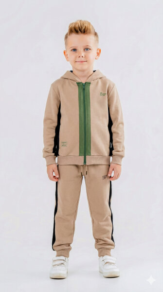 Erkek Çocuk Eşofman Takım 1-4 Yaş 29602 Gri - NK KİDS