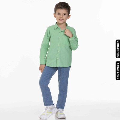 Erkek Cool Gömlek 4-8 Yaş 44512 Egml09025 - 1