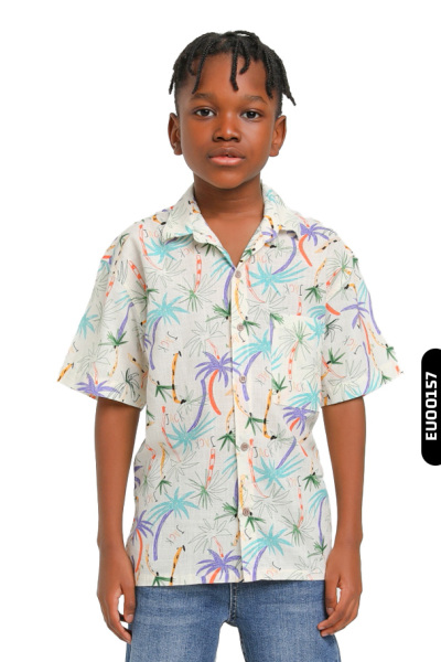 Erkek Çocuk Gömlek 5-14 yaş 24110 Renkli - 1