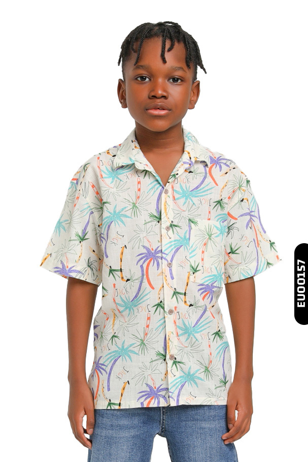 Erkek Çocuk Gömlek 5-14 yaş 24110 Renkli - 1