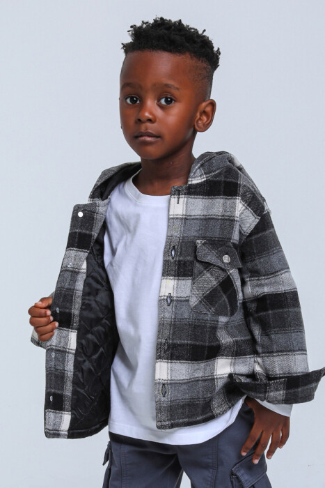 Erkek Çocuk Gömlek 1-4 Yaş 24149 Siyah - 1