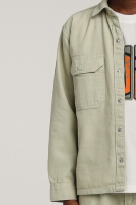 Erkek Çocuk Gömlek 4-8 Yaş 2555 Yeşil - 3