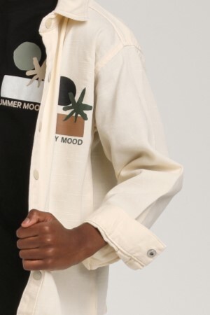 Erkek Çocuk Gömlek 4-8 Yaş 2555 Ekru - 4