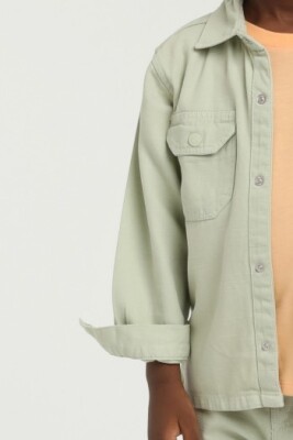 Erkek Çocuk Gömlek 1-4 Yaş 2557 Yeşil - 3