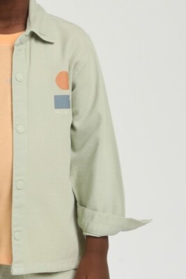 Erkek Çocuk Gömlek 1-4 Yaş 2557 Yeşil - 4