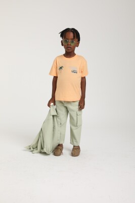 Erkek Çocuk Gömlek 1-4 Yaş 2557 Yeşil - 5